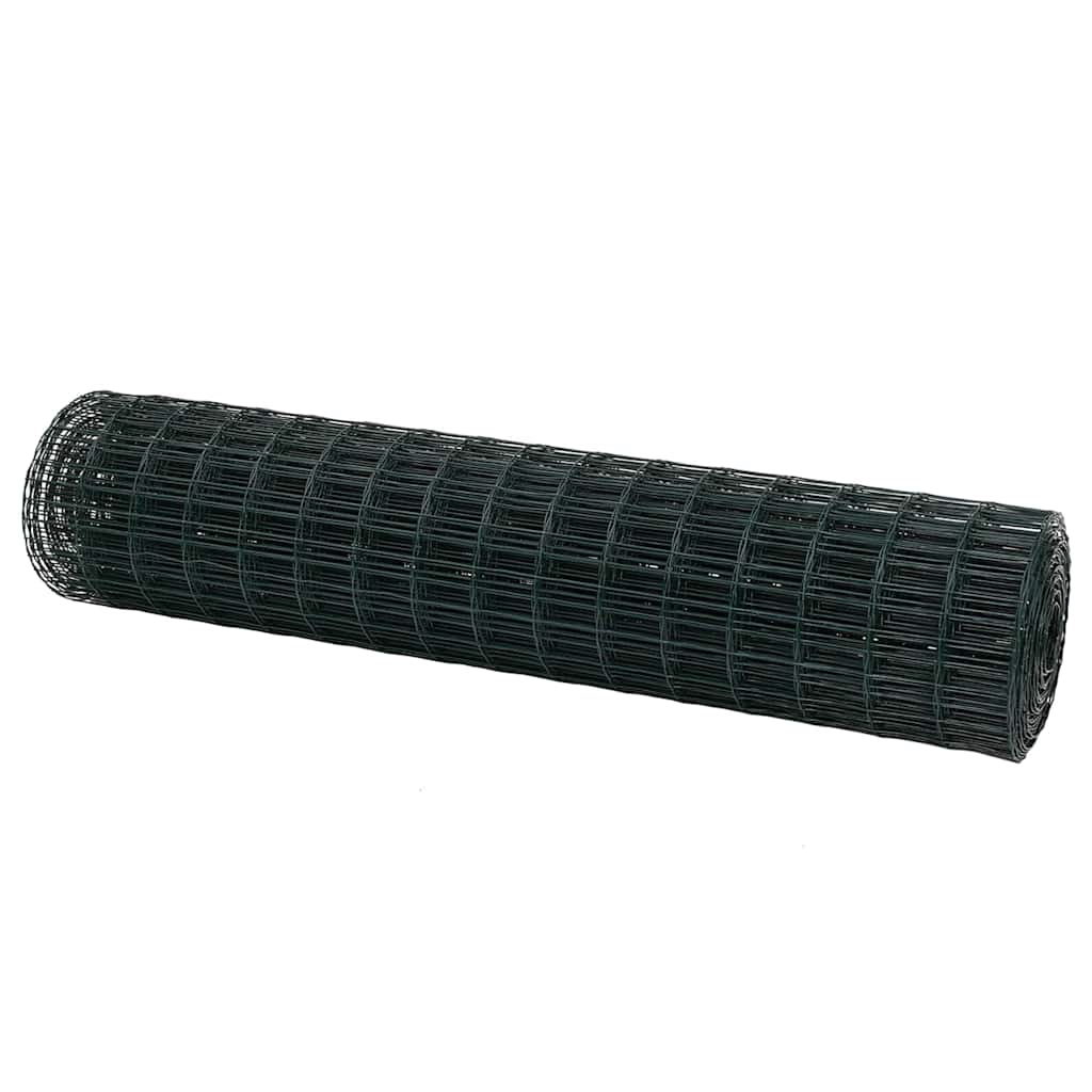Euro fence Green 1.2 x 25 m PVC coated iron