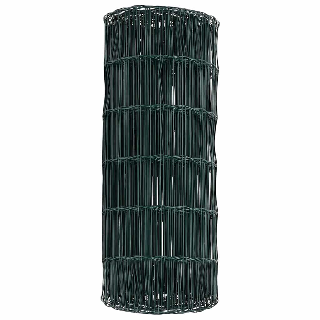 Euro žogs Zaļš 0.4 x 25 m ar PVC pārklājumu dzelzs