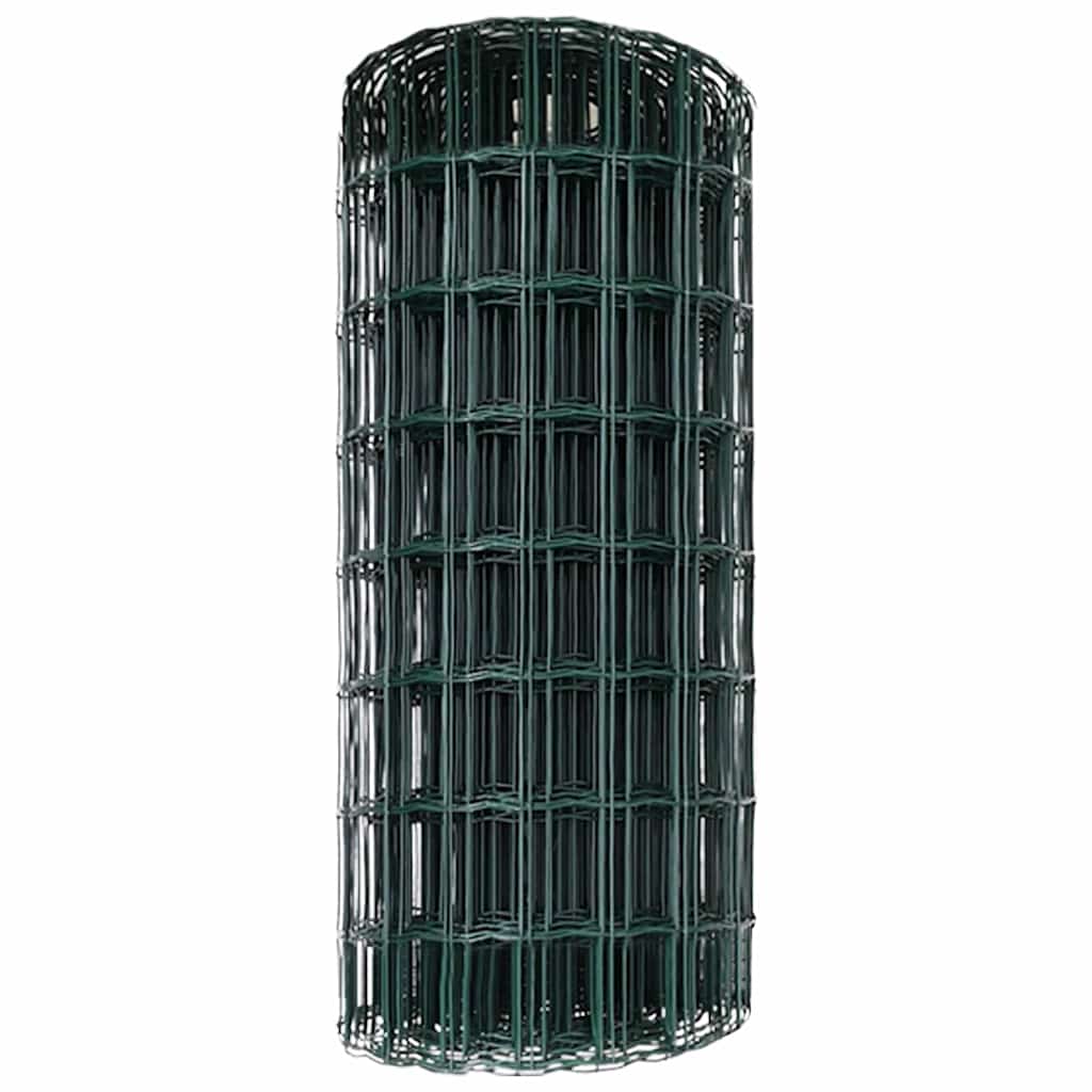 Euro žogs Zaļš 0.4 x 50 m ar PVC pārklājumu dzelzs