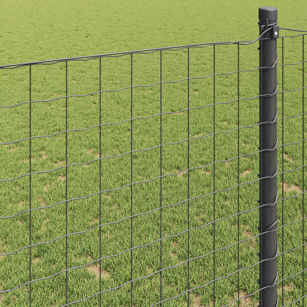 Euro Fence Grey 1.2 x 10 m PVC Coated Iron