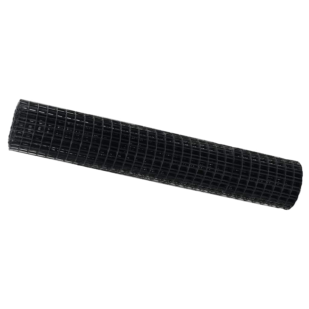 Euro fence Grey 1.5 x 10 m PVC coated iron