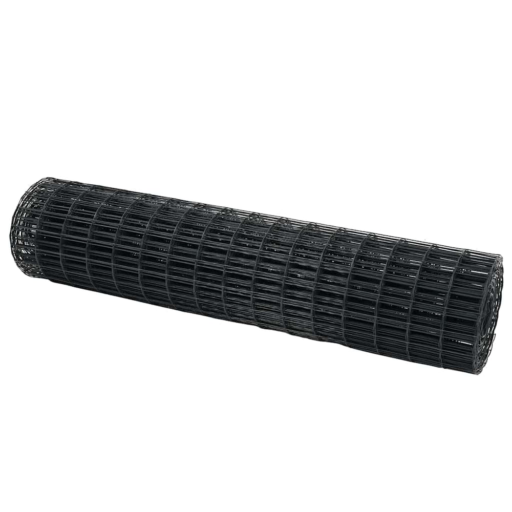 Euro tvora Pilka 1.2 x 10 m PVC padengta geležis