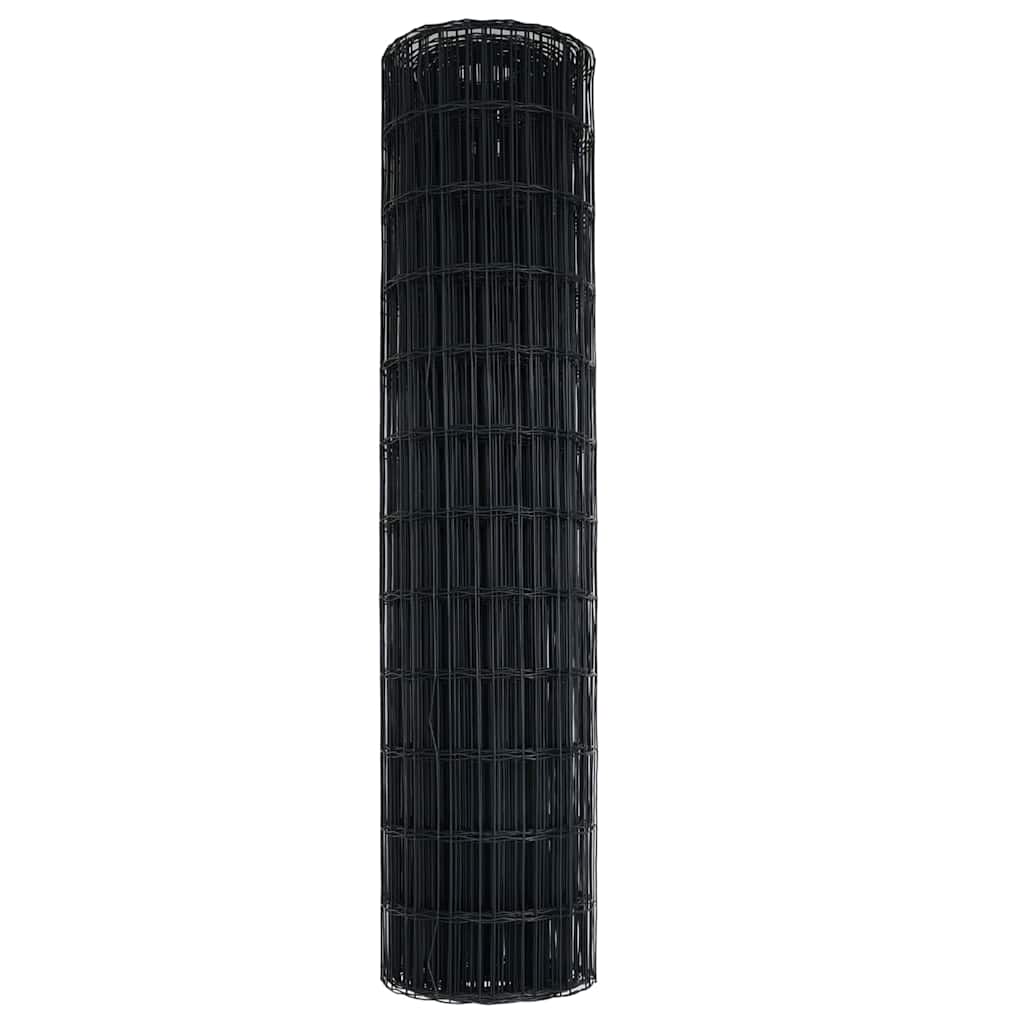 Euro tvora Pilka 1.2 x 10 m PVC padengta geležis