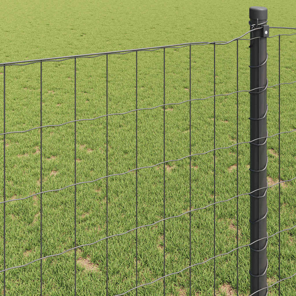 Euro Fence Grey 1.4 x 10 m PVC Coated Iron