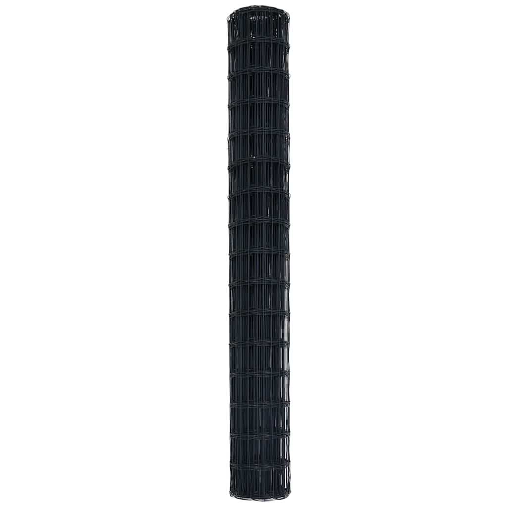 Euro žogs Pelēks 1.5 x 10 m ar PVC pārklājumu dzelzs