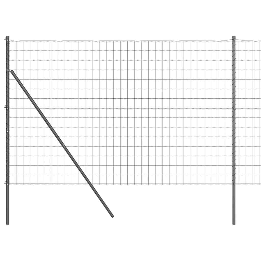 Euro žogs Pelēks 1.5 x 10 m ar PVC pārklājumu dzelzs