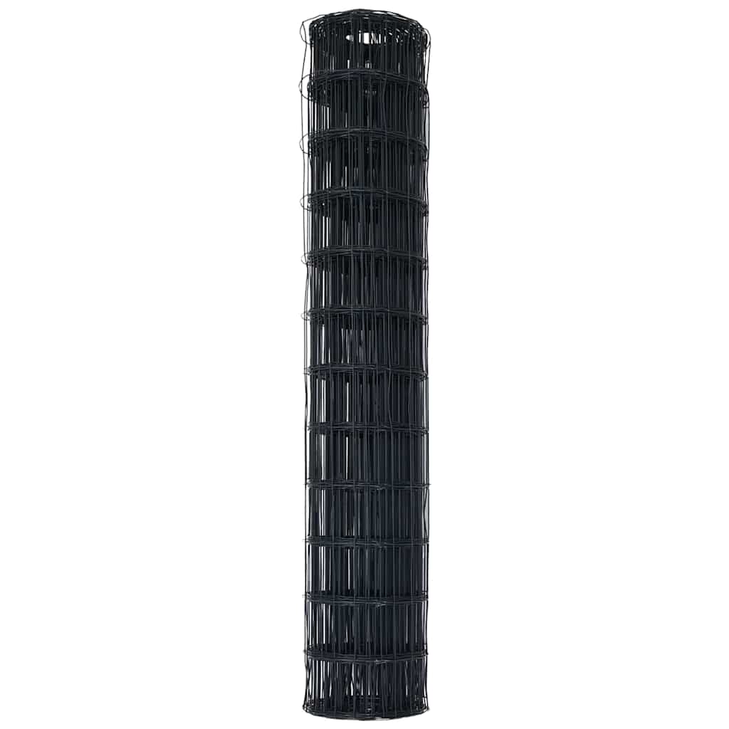 Euro tvora Pilka 1.4 x 10 m PVC padengta geležis