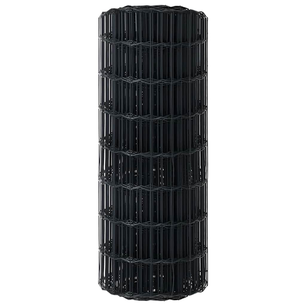 Euro fence Grey 0.6 x 25 m PVC coated iron