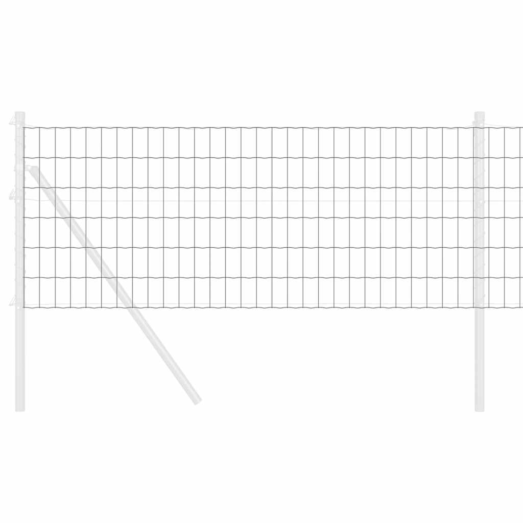 Euro tvora Pilka 0.6 x 50 m PVC padengta geležis