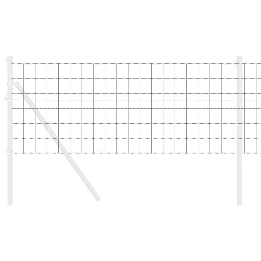 Euro Fence Gray 0.4 x 50 m PVC Coated Iron