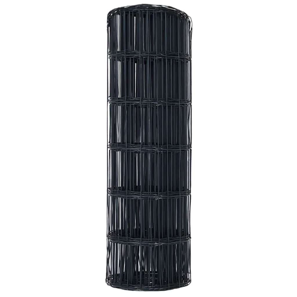 Eiro žogs Pelēks 0,6 x 50 m ar PVC pārklājumu, dzelzs