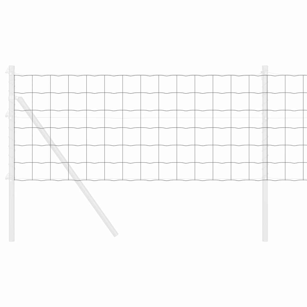 Eiro žogs Pelēks 0,6 x 50 m ar PVC pārklājumu, dzelzs