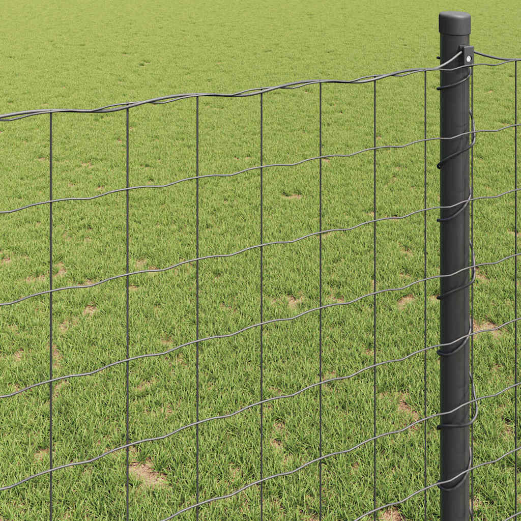 Euro Fence Grey 1.4 x 10 m PVC Coated Iron