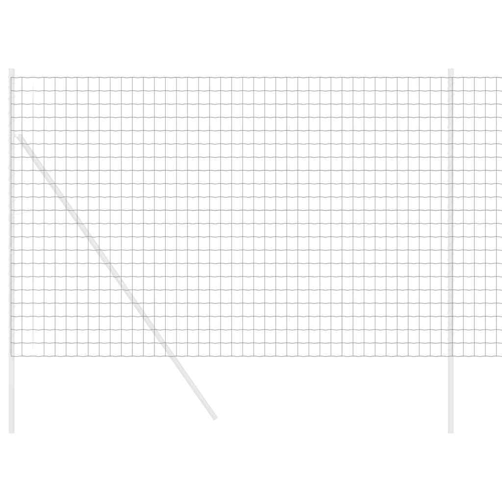 Euro žogs Melns 1.6 x 10 m PVC pārklāts tērauds