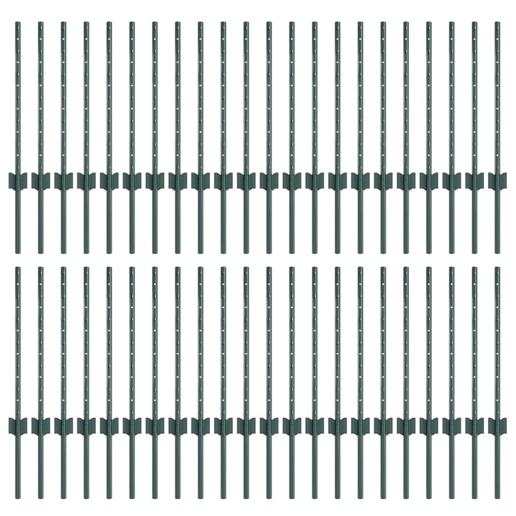 Tvorelės stulpas 44 pcs Žalia 100 cm Plienas