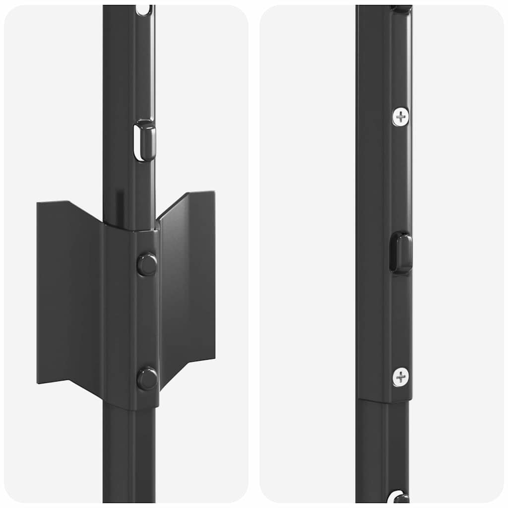 Įmontuotas tvoros stulpas 22 vnt. Pilka 160 cm