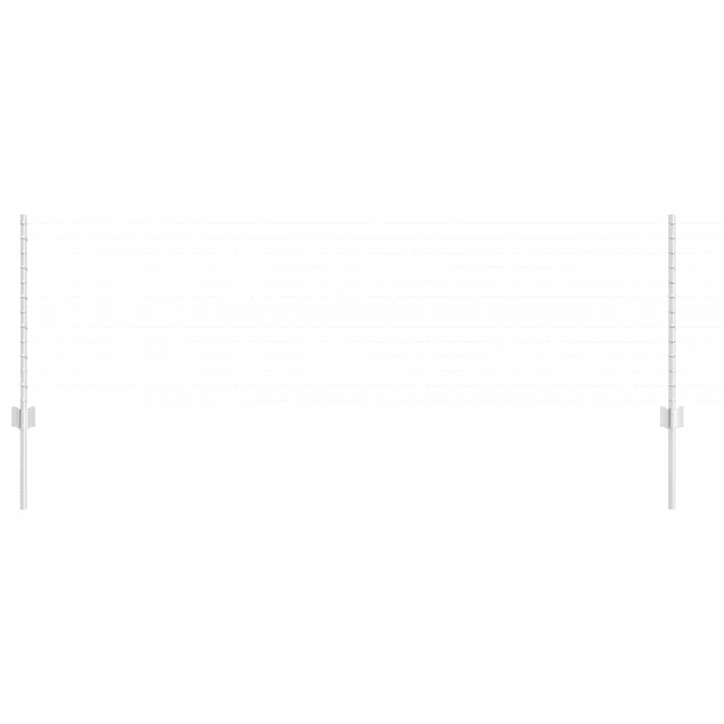 Tvorelių stulpai 22 pcs Sidabro Cinkuota plienas