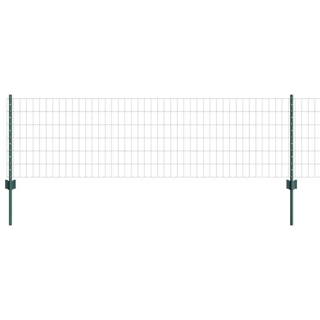 Žogs ar stabiem Zaļš 0,6 x 10 m Tērauds un PVC