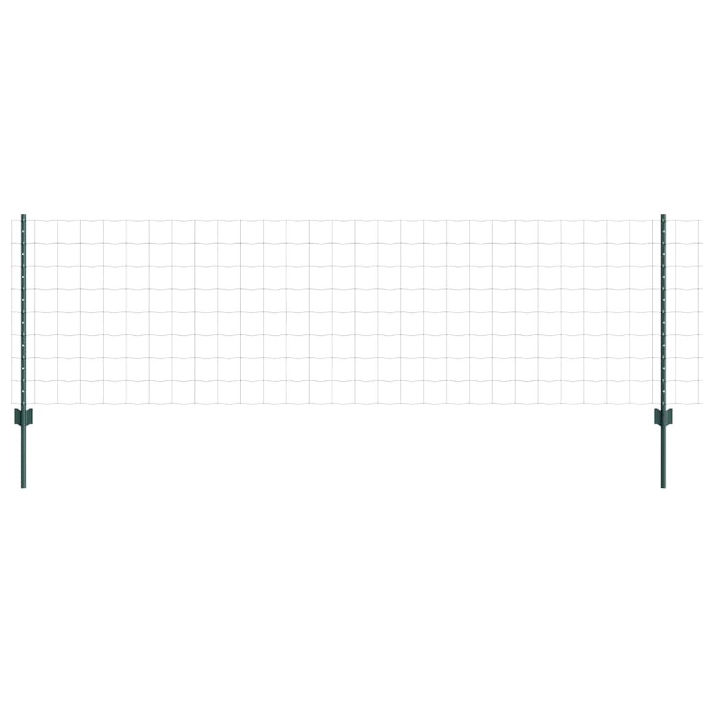 Tvora su stulpais Žalia 0,8 x 10 m Plienas