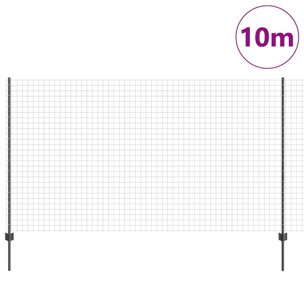 Žogs ar stabiem Pelēks 1,4 x 10 m Tērauds