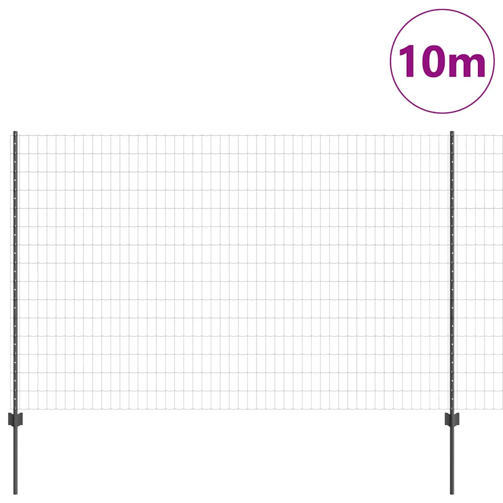 Žoga ar stabiem, pelēka, 1,5 x 10 m, tērauds