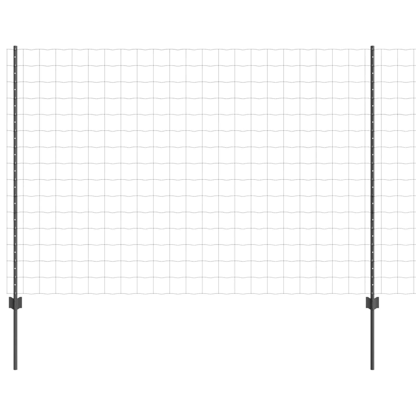Žoga ar stabiem, pelēka, 1,5 x 10 m, tērauds