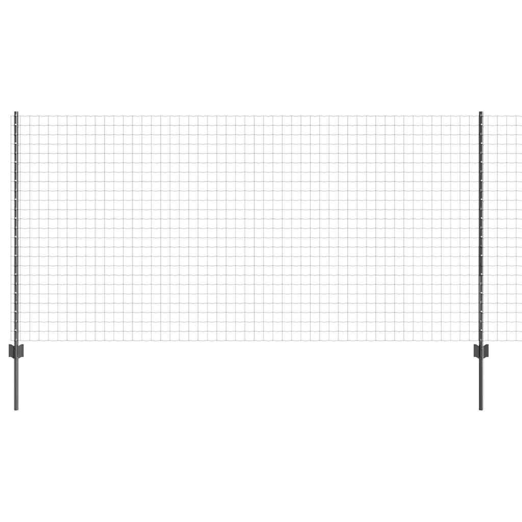 Žogs ar stabiem Pelēks 1,2 x 25 m Tērauds