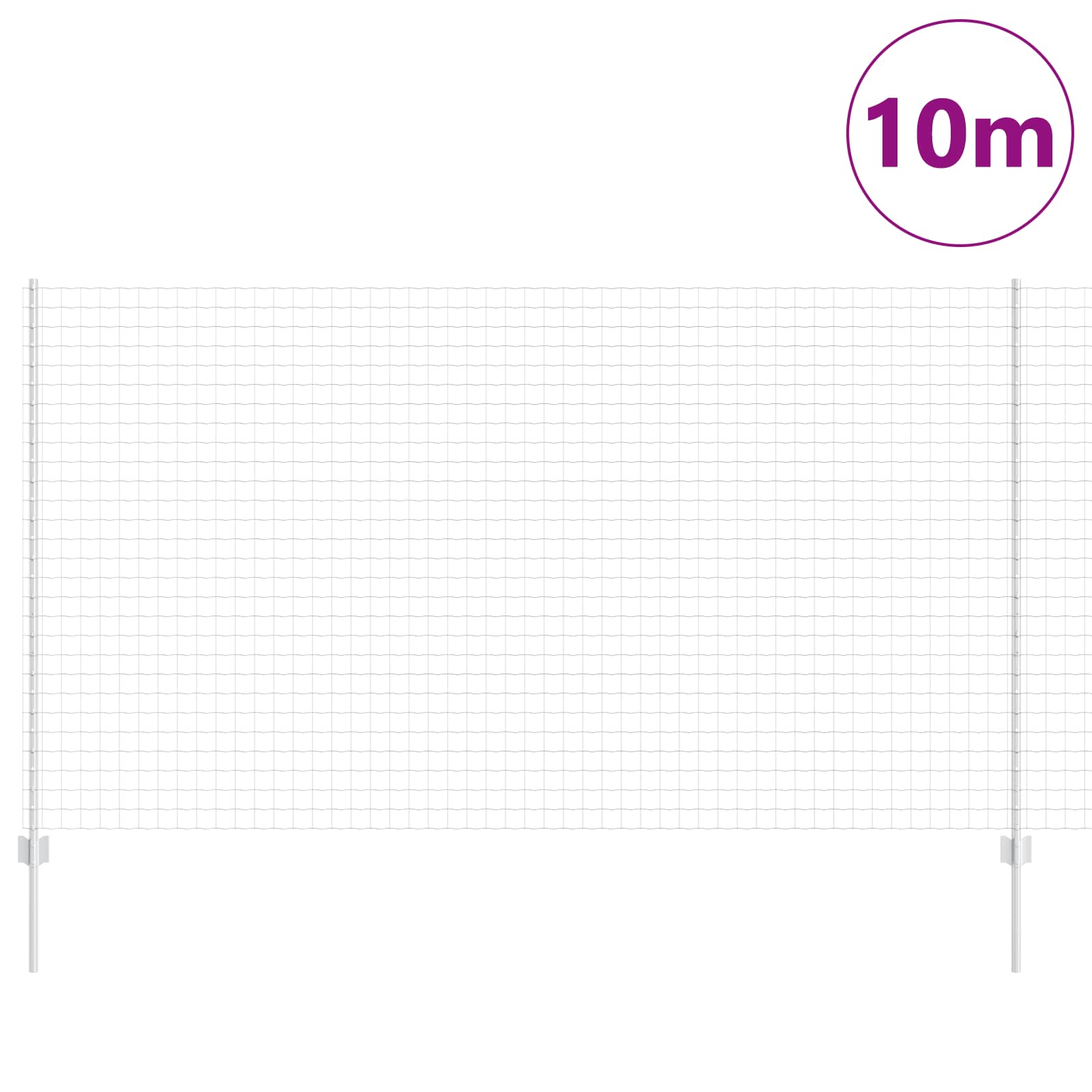 Tvora su stulpais Sidabro 1.4 x 10 m Plienas
