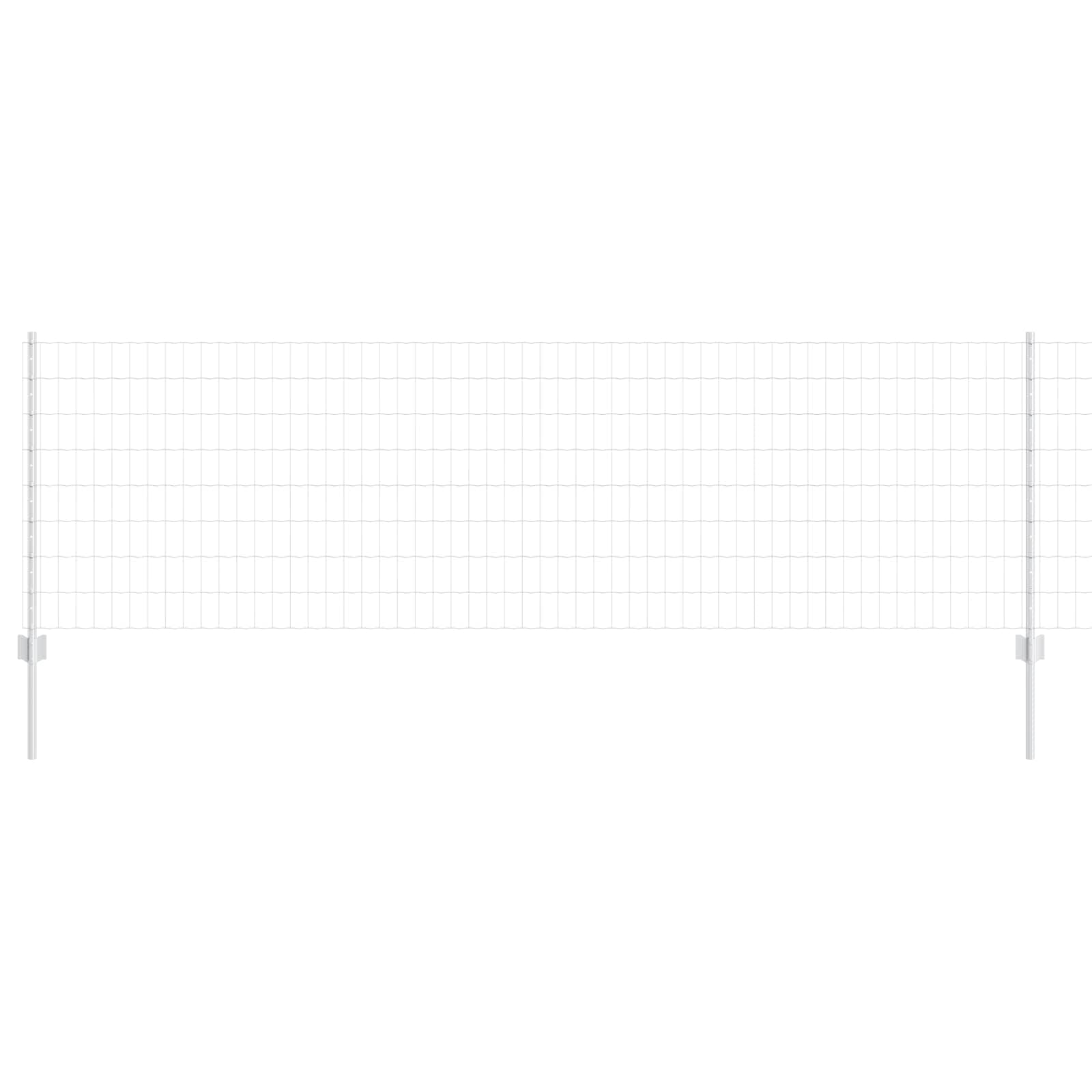 Tvora su stulpais Sidabro 0.8 x 10 m Plienas