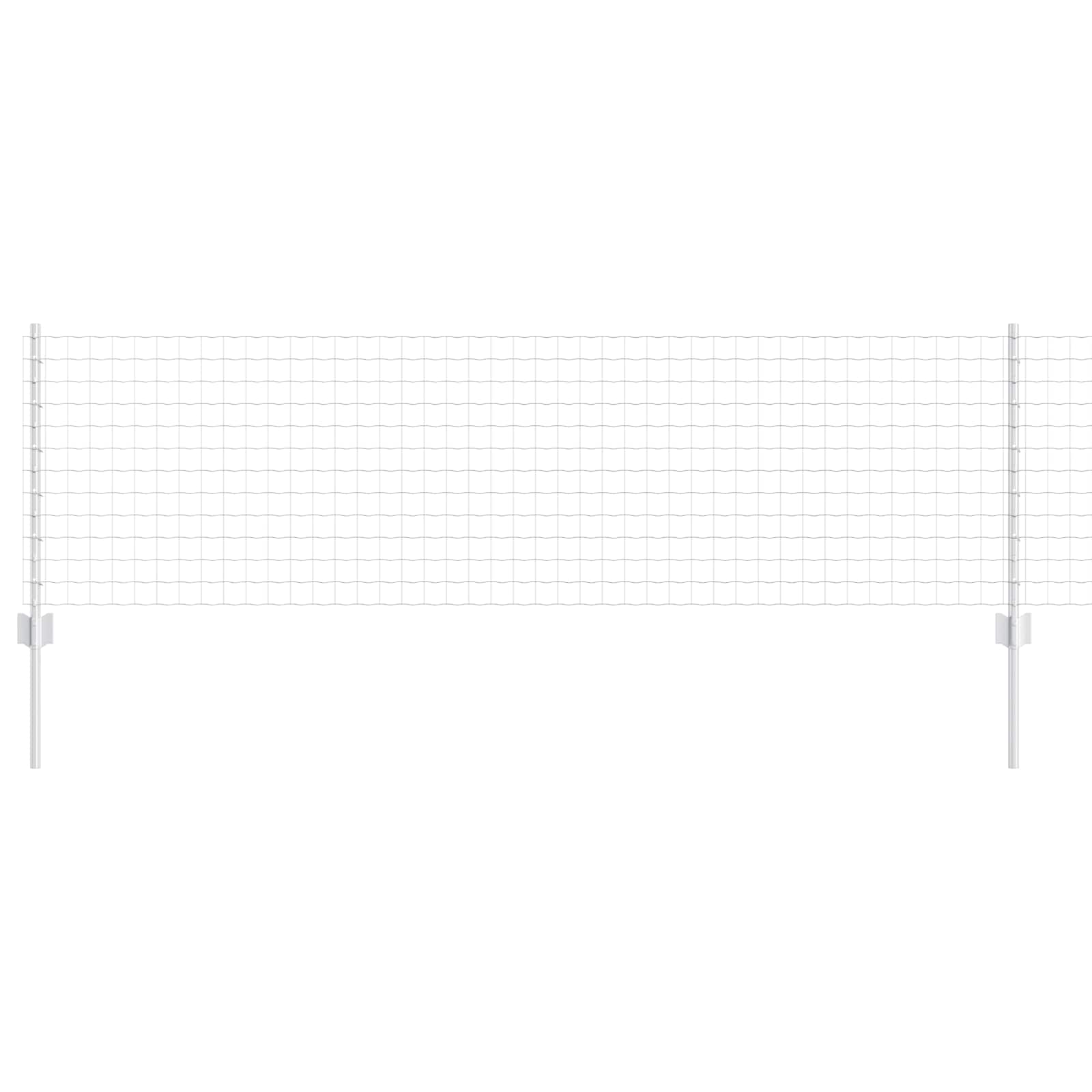 Žogs ar stabiem Sudraba 0.6 x 25 m Tērauds