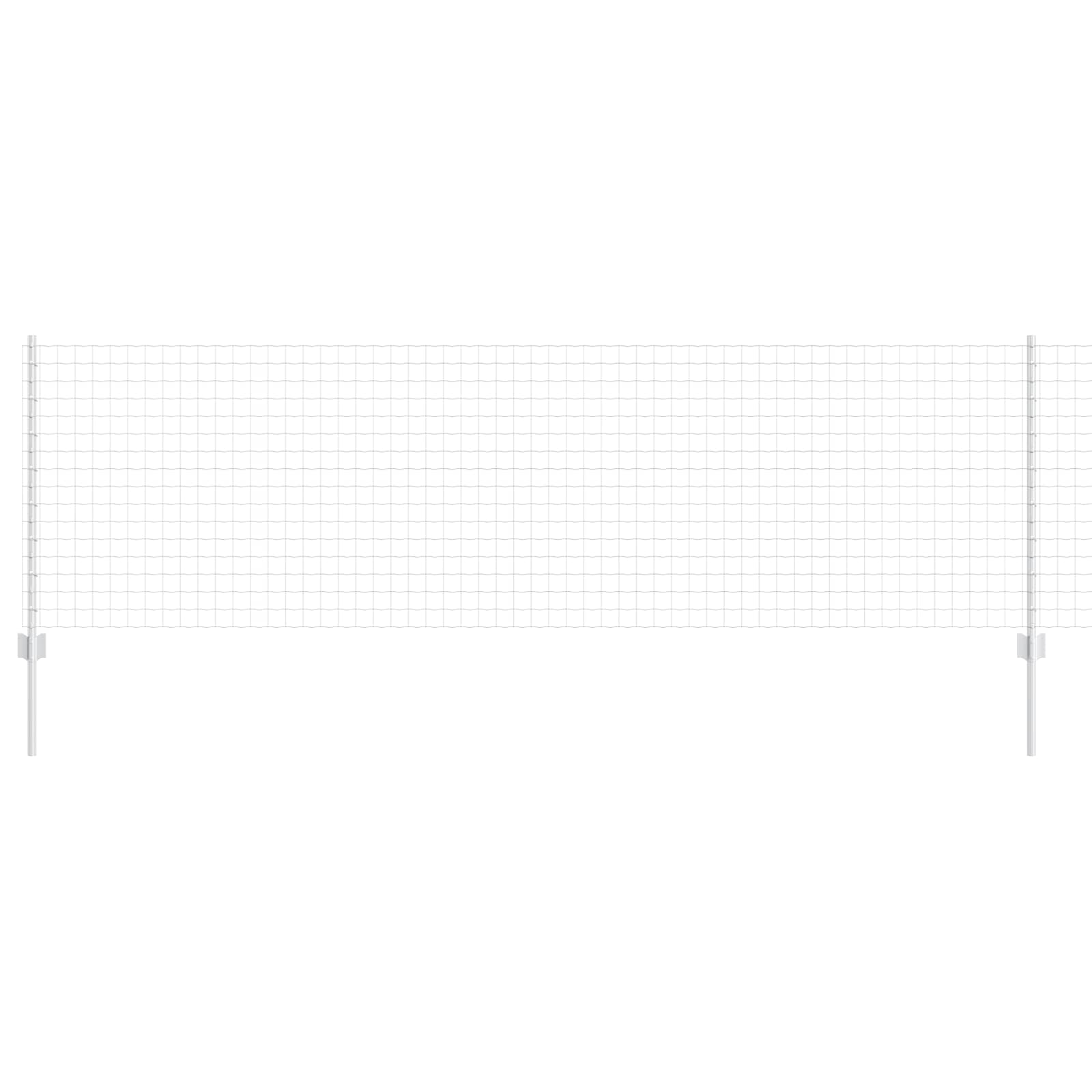 Tvora su stulpais Sidabro 0.8 x 25 m Plienas