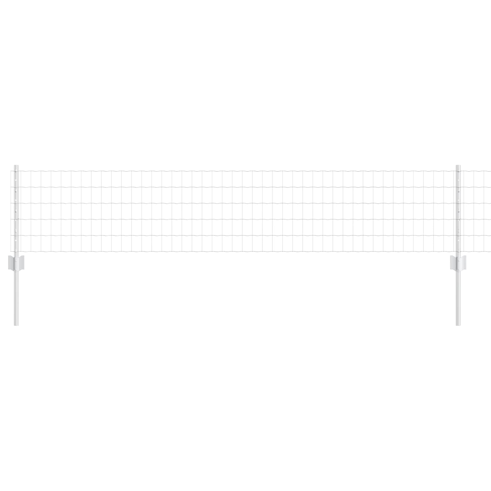 Tvora su stulpais Sidabro 0.4 x 25 m Plienas