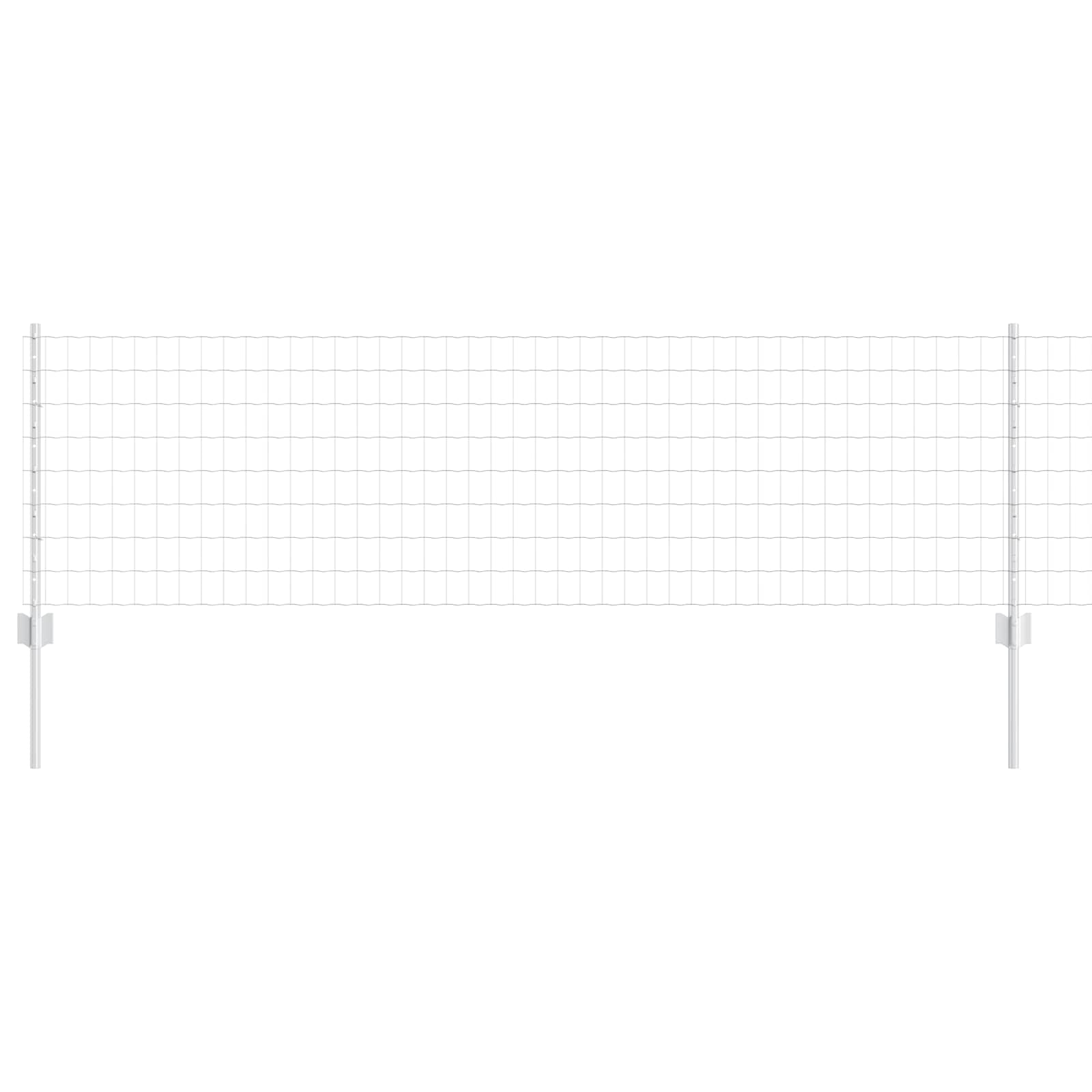 Tvora su stulpais Sidabro 0.6 x 25 m Plienas