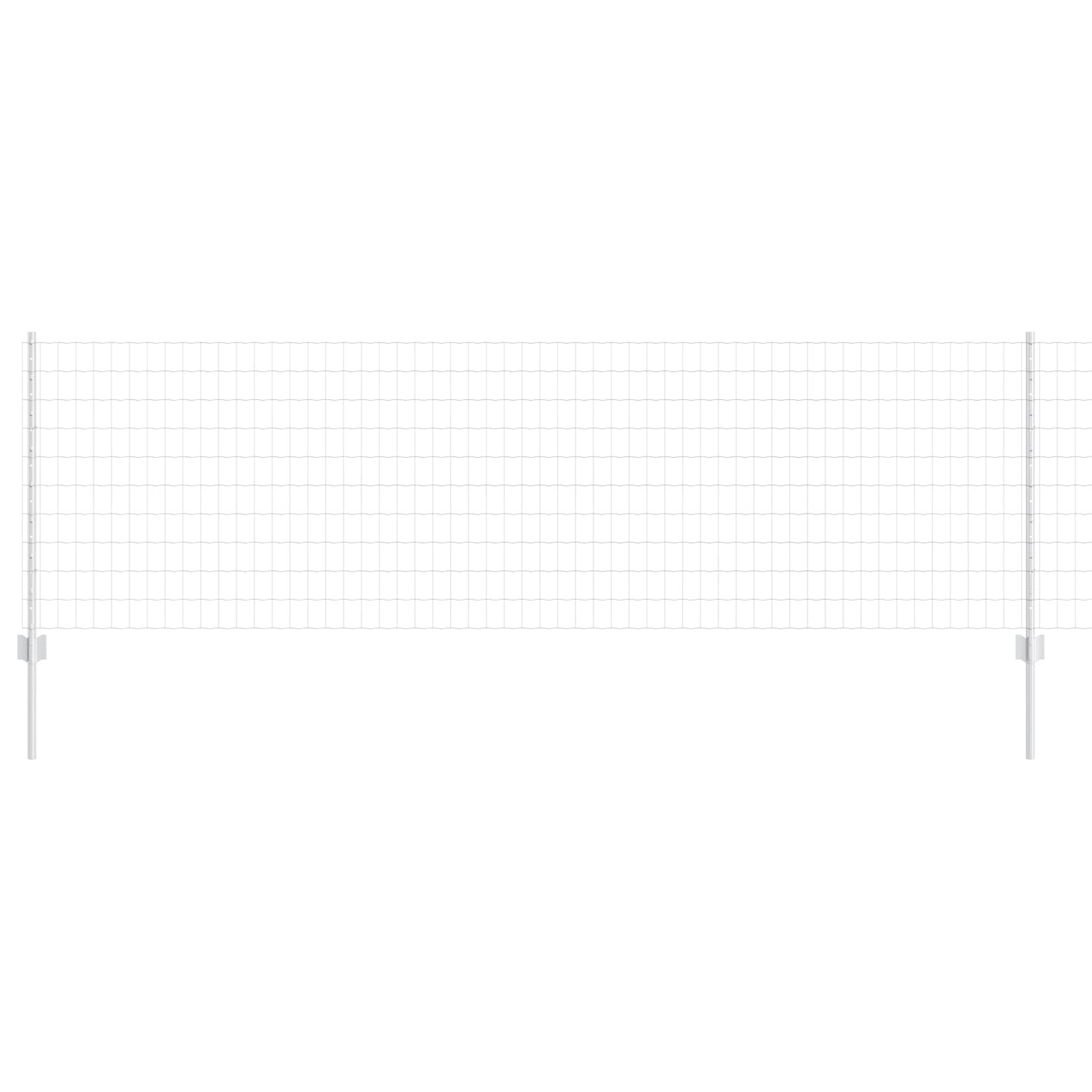 Žogs ar stabiem Sudrabs 0.8 x 25 m Tērauds