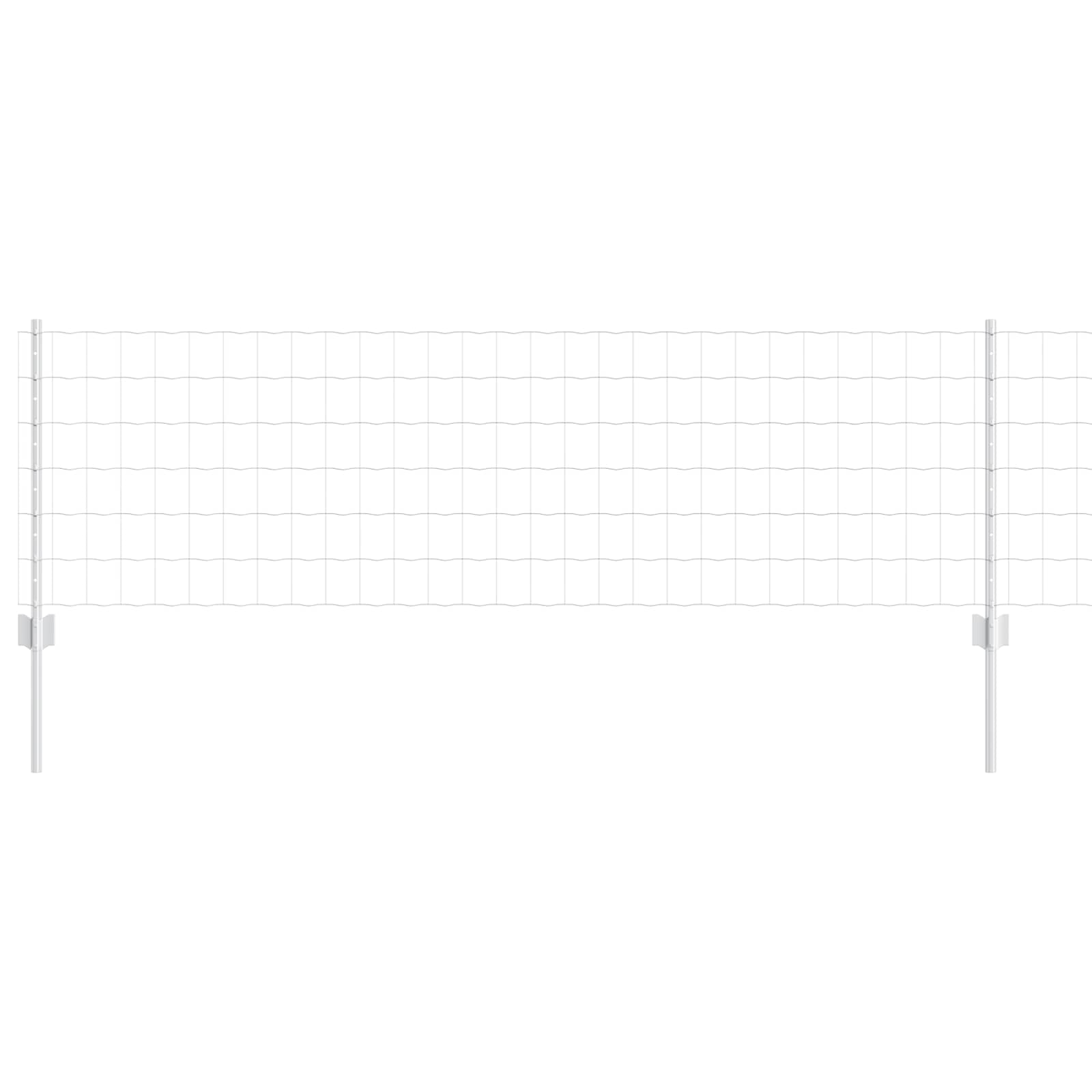 Žogs ar stabiem Sudraba 0.6 x 25 m Tērauds