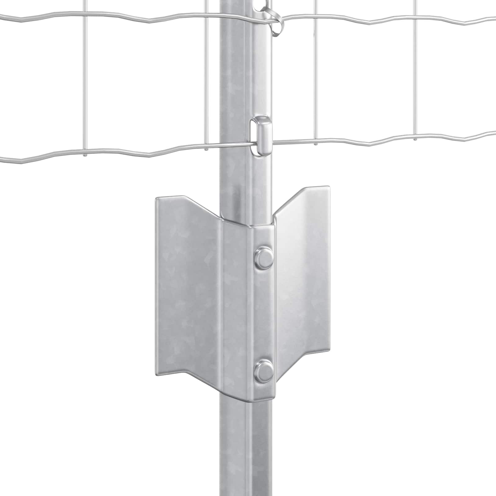 Žogs ar stabiem Sudraba 0.6 x 25 m Tērauds