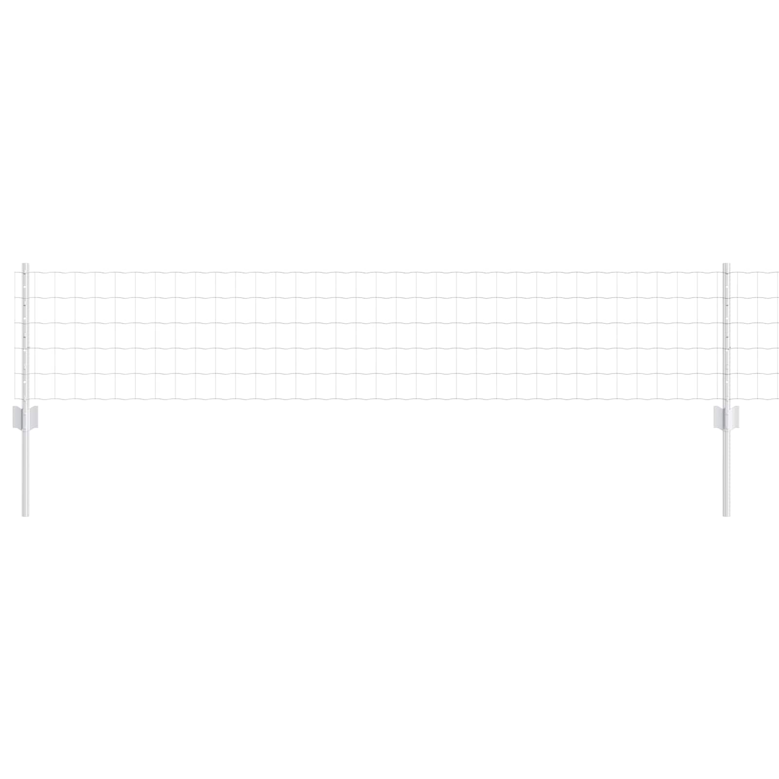 Tvora su stulpais Sidabro 0.4 x 10 m Plienas