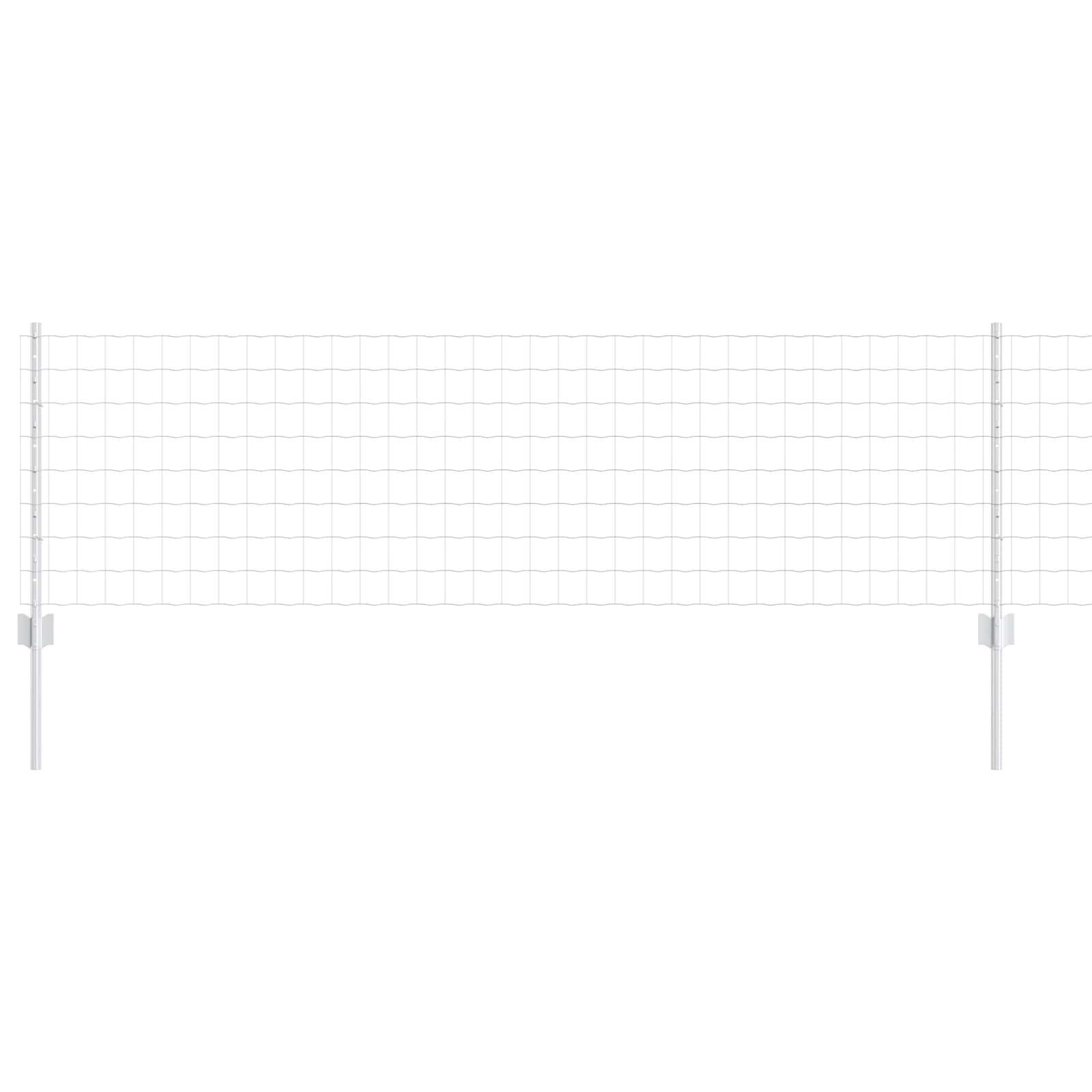 Žogs ar stabiem Sudraba 0.6 x 10 m Tērauds