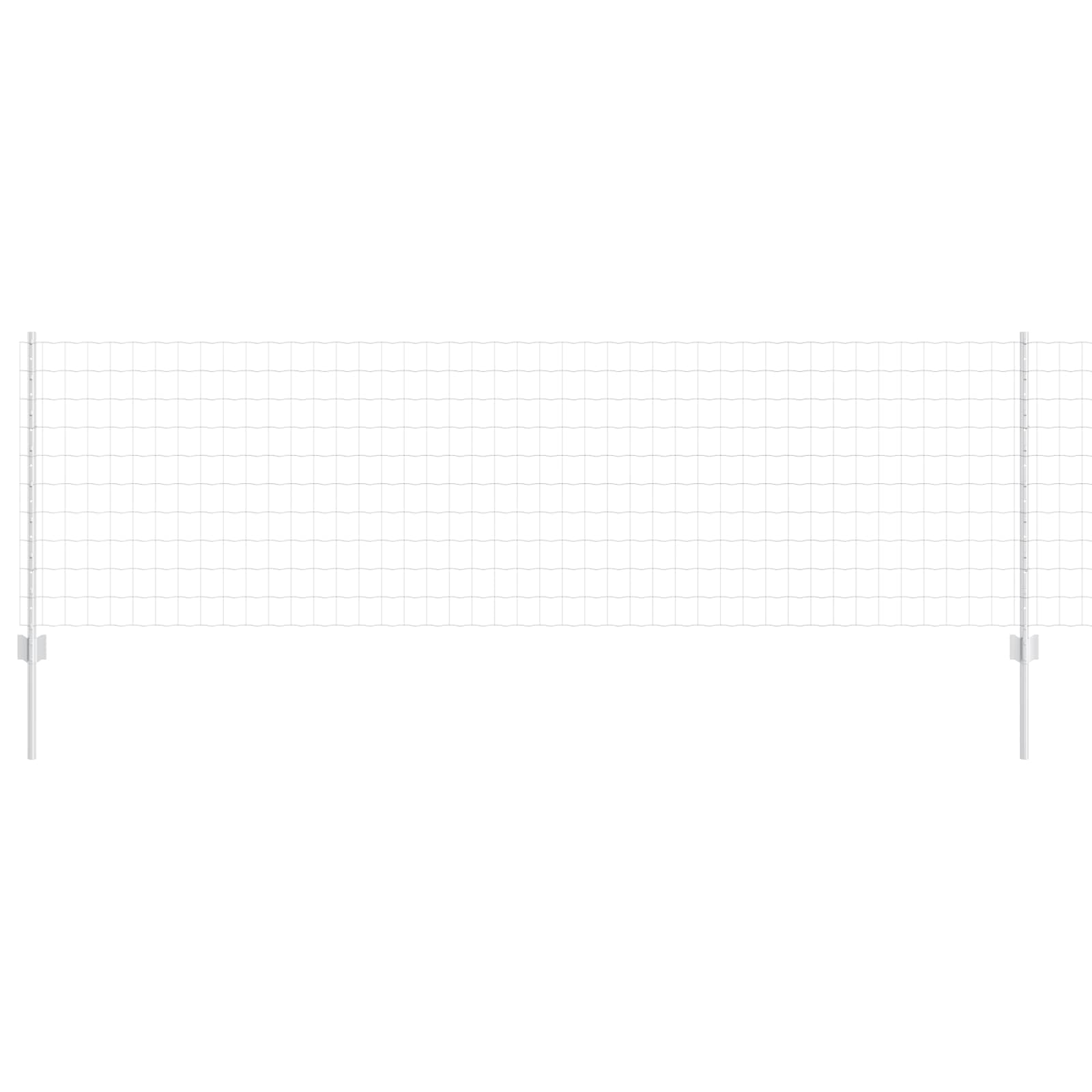 Tvora su stulpais Sidabro 0.8 x 10 m Plienas