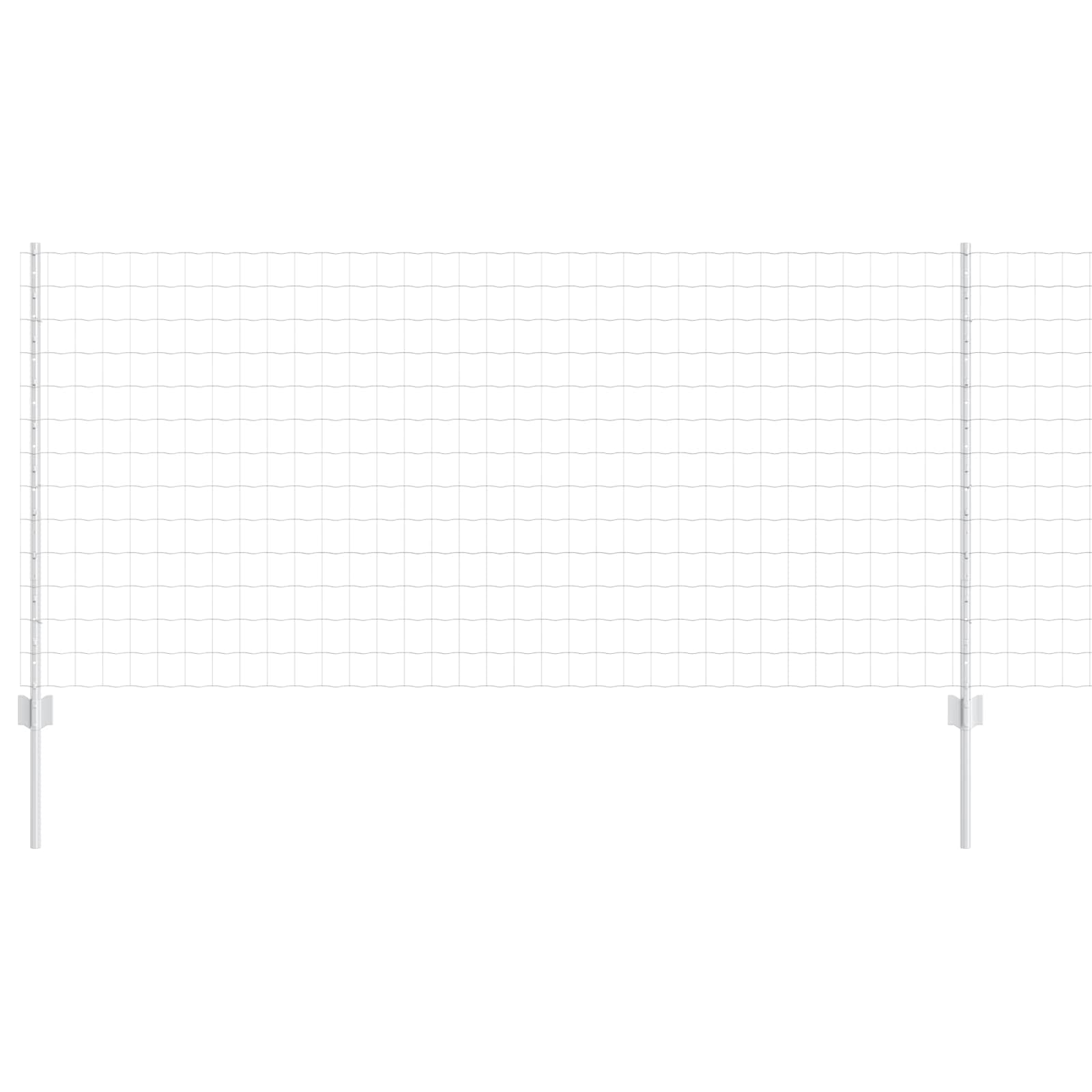 Tvora su stulpais Sidabro 1 x 25 m Plienas