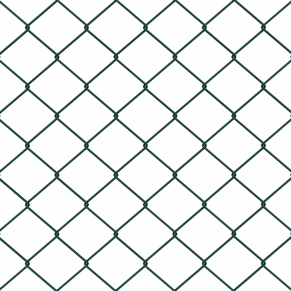 Grandininės tvoros su stulpeliu 25 x 1,5 m Žalia Tinklelis