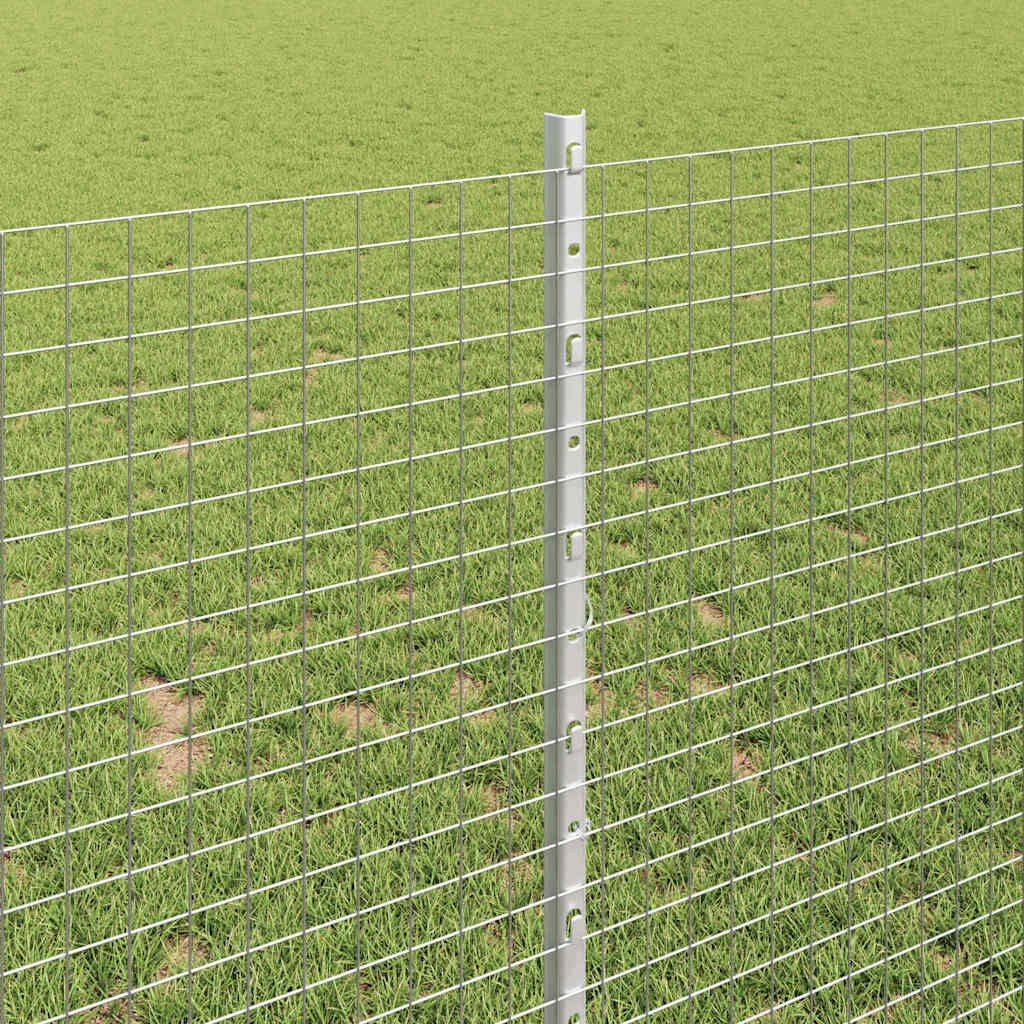 Fence with Posts Silver