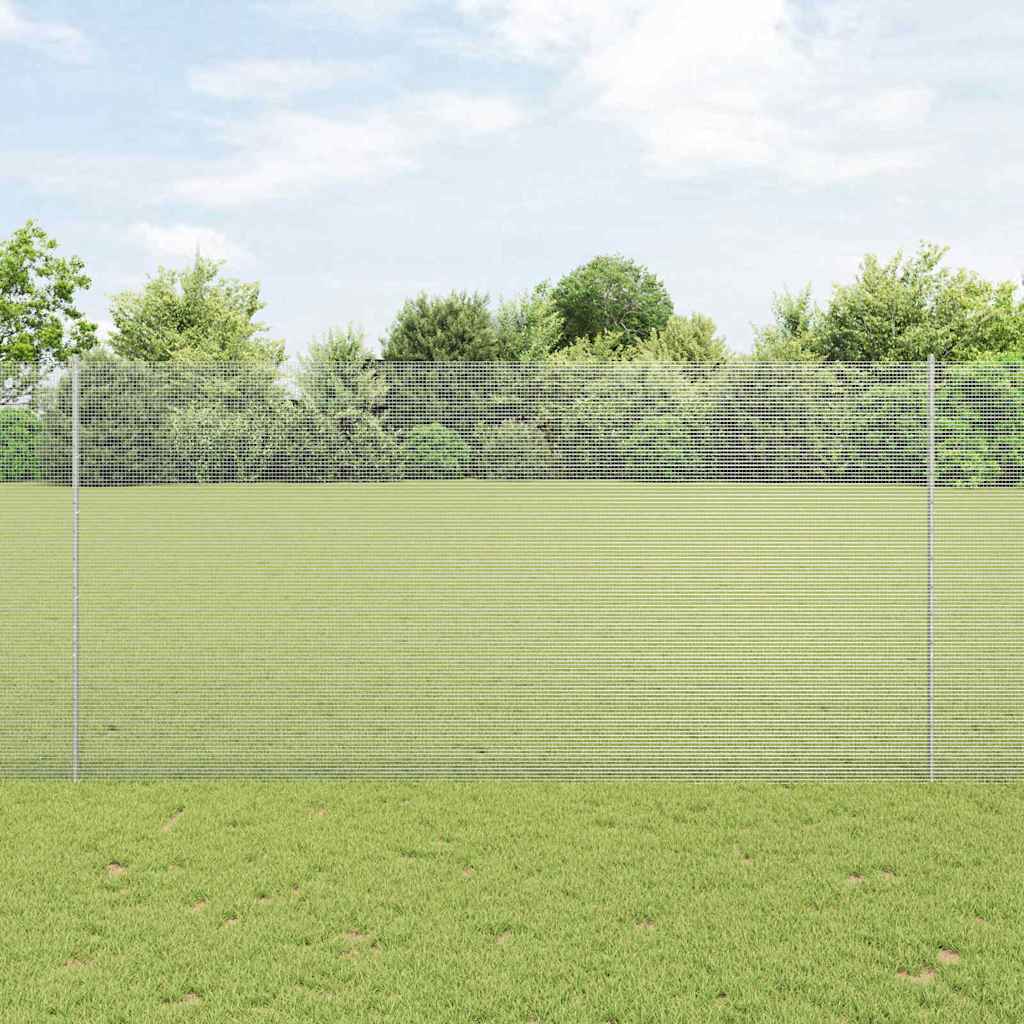 Suvirintas vielos tvora su stulpeliais 25 x 1,5 m