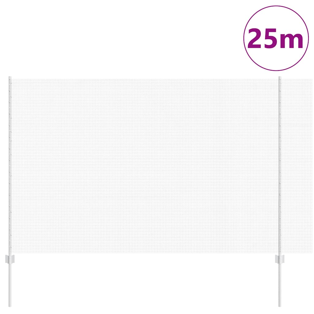 Suvirintas vielos tvora su stulpeliais 25 x 1,5 m