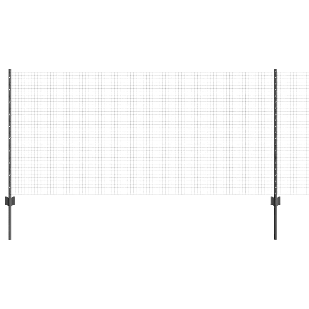 Tvora su stulpais Pilka 1 x 50 m Plienas ir PVC