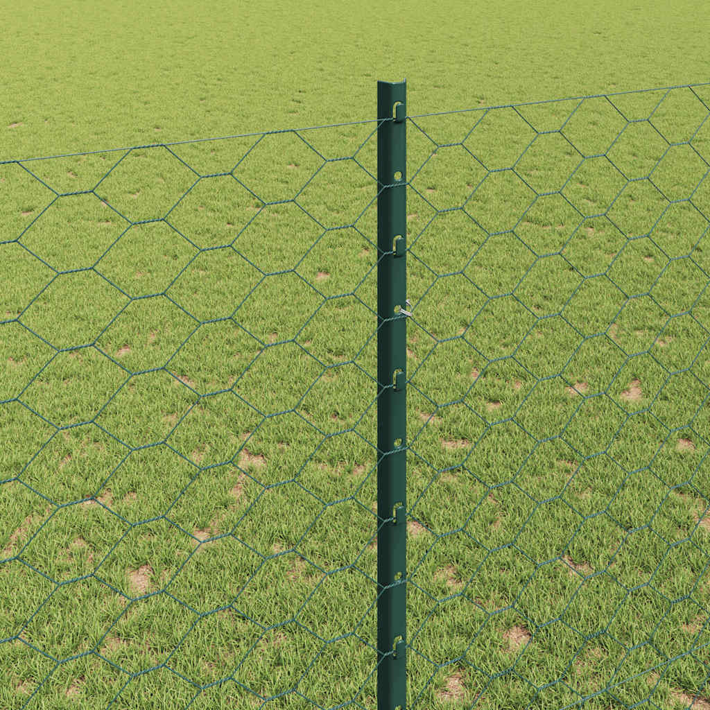 Suvirinto vielos tvoros 10 x 1,5 m (P x A) PVC dengtas plienas