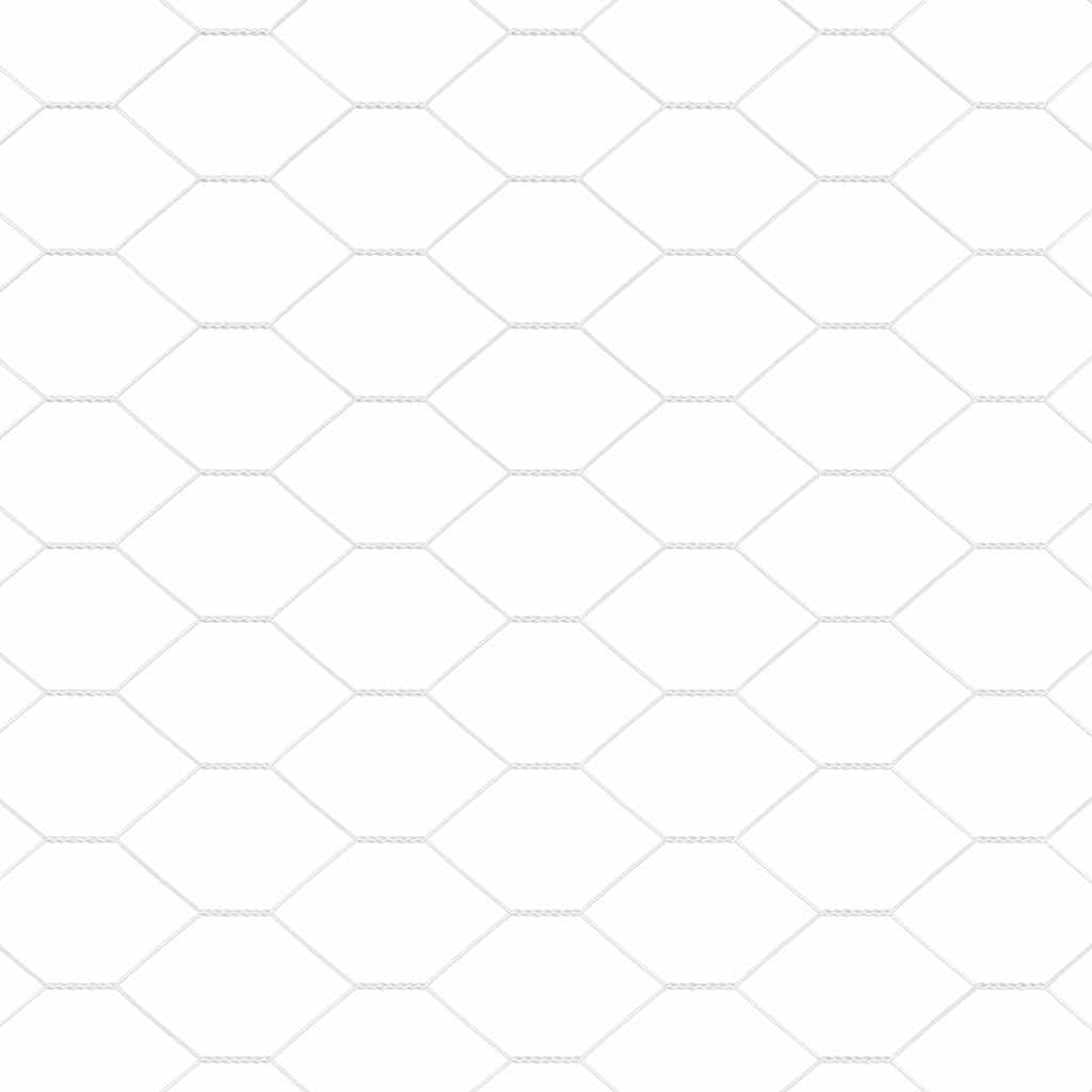Hexagonal Fence with Post 25 x 1,2 m Galvanizuotas plienas