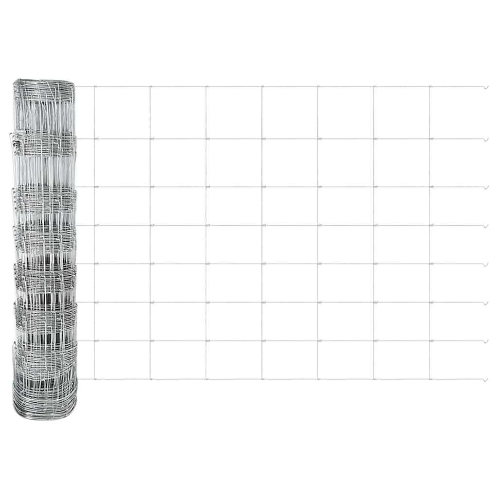 Fence with Posts Silver