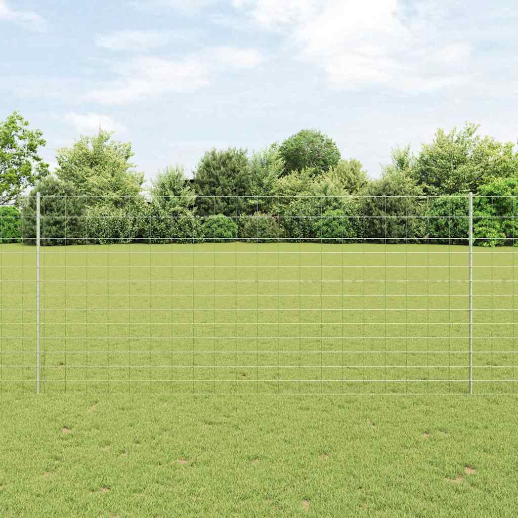 Fence with Posts Silver