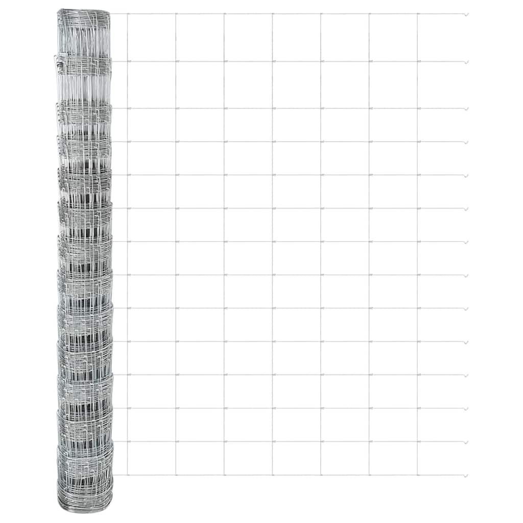 Fence with Posts Silver